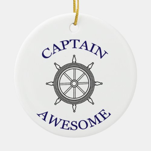 Captain Awesome Ornament