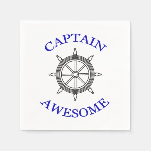 CAPTAIN AWESOME Paper Napkins