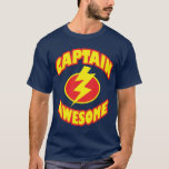 Captain Awesome Tshirt at Zazzle