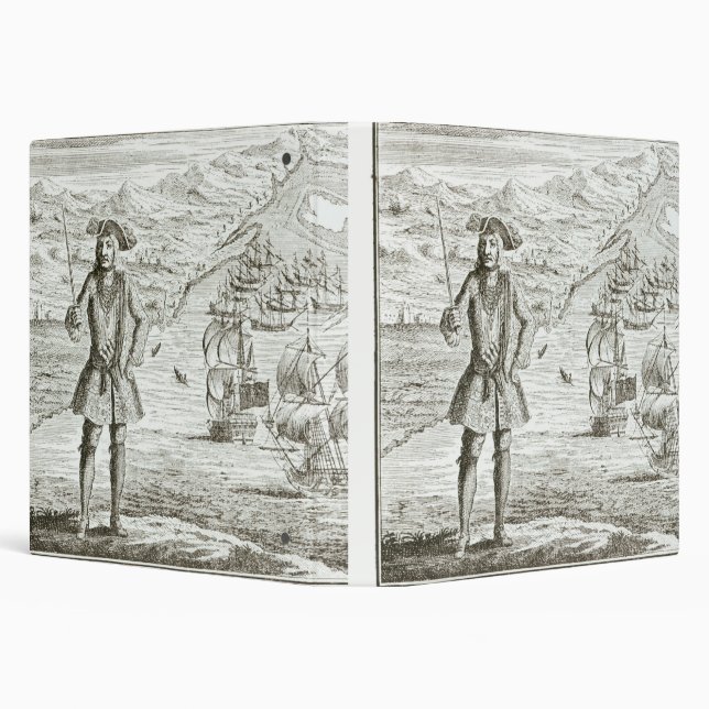Captain Bartholomew Roberts (1682-1722) with two s 3 Ring Binder (Background)