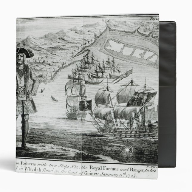 Captain Bartholomew Roberts  with two ships Binder (Front/Inside)