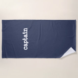 captain beach towel