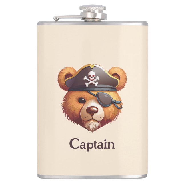 Captain Bear Flask (Front)