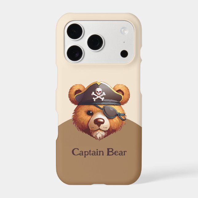 Captain Bear Iphone Case (Back)