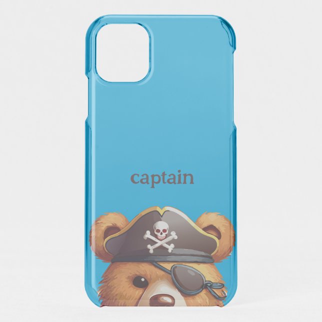 Captain Bear Uncommon iPhone Case (Back)