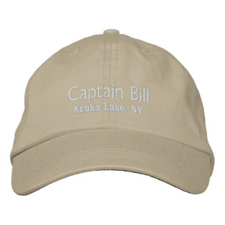 Captain Bill Embroidered Baseball Hat