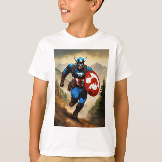"Captain Boarica: A Hilarious Marvel Mashup in the T-Shirt