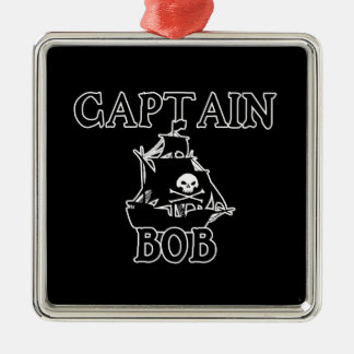 Captain Bob (Pirate Ship) Metal Ornament