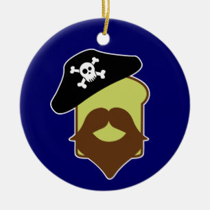 Captain Breadbeard Ceramic Ornament