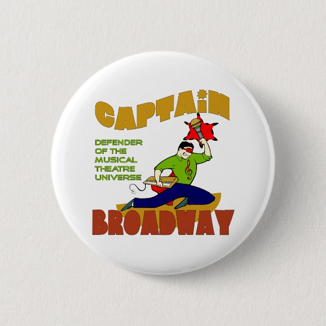 Captain Broadway (lite skin) Button (Front)