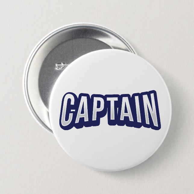 Captain Button (Front & Back)