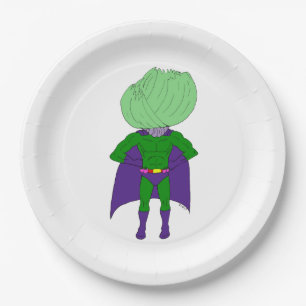 Captain Cabbage     Paper Plates