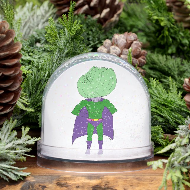 Captain Cabbage  Snow Globe (Winter)