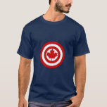 Captain Canada Shield Symbol  T-Shirt