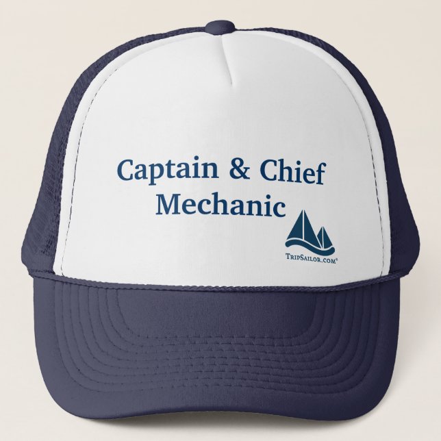 Captain & Chief Mechanic Sailing Hat (Front)