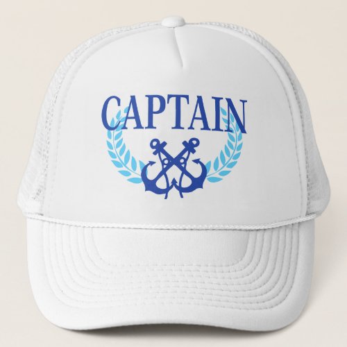 Captain Coffee Mug Trucker Hat