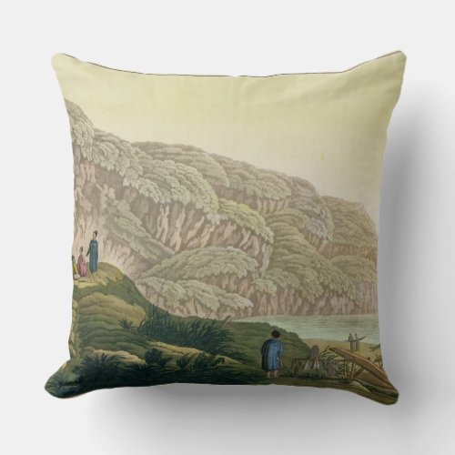 Captain Cook 1728_79 in Alaska during his voyage Throw Pillow