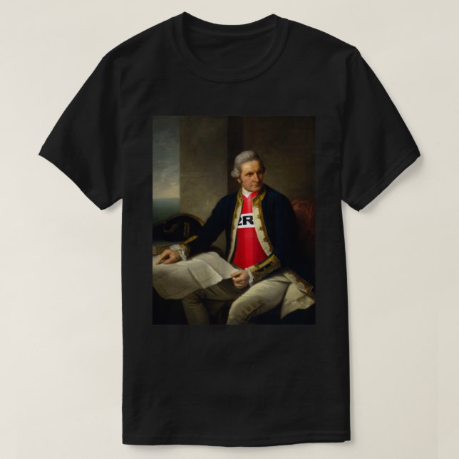 Captain Cook - Middlesbrough Football Fan Baseball T-Shirt (Design Front)