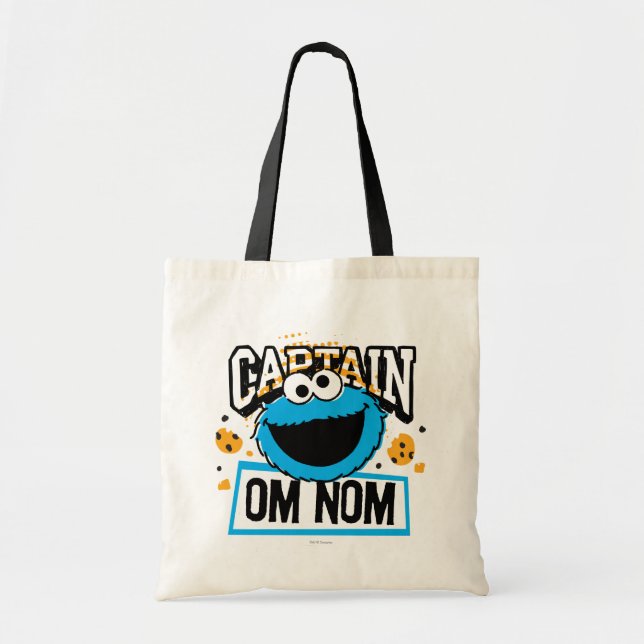 Captain Cookie Monster Tote Bag (Front)