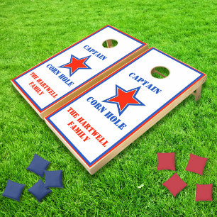 Captain Corn Hole Game Set