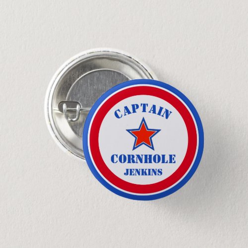 Captain Cornhole Button