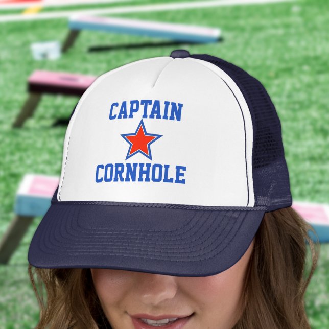Captain Cornhole Trucker Hat (Creator Uploaded)