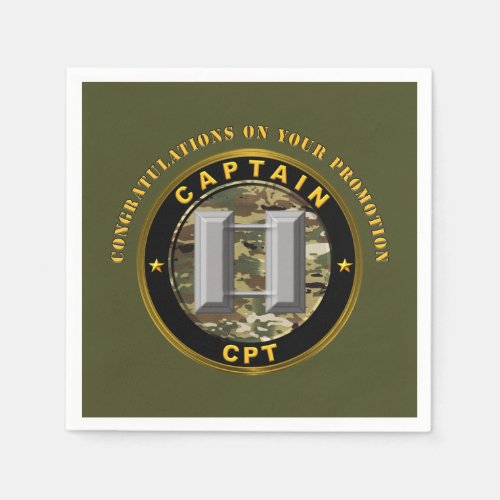 Captain CPT Promotion   Napkins
