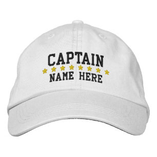 Captain - customizable embroidered baseball cap