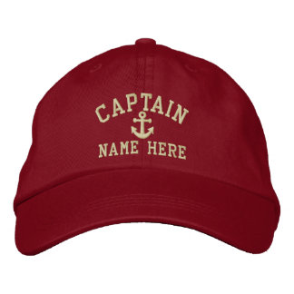 Captain - customizable embroidered baseball cap