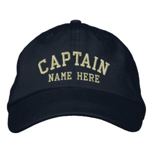 Captain - customizable embroidered baseball hat