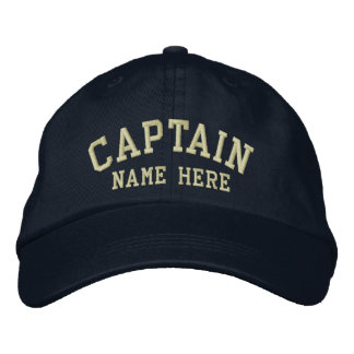 Captain - customizable embroidered baseball hat