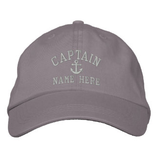 Captain - customizable embroidered hat