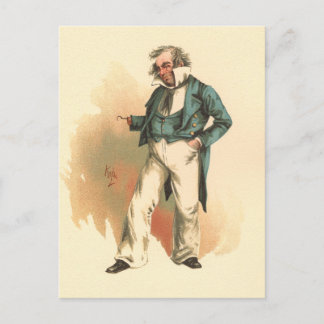 Captain Cuttle from Dombey and Son Postcard