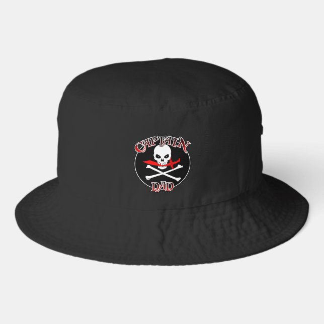Captain Dad  Bucket Hat (Front)