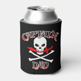 Captain Dad Can Cooler