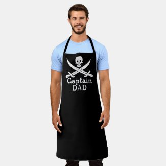 Captain Dad - Classic All-Over Print Apron