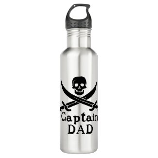Captain Dad -  Classic Water Bottle