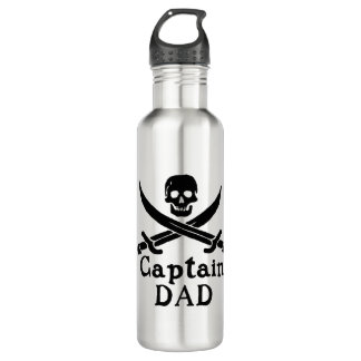 Captain Dad -  Classic Water Bottle