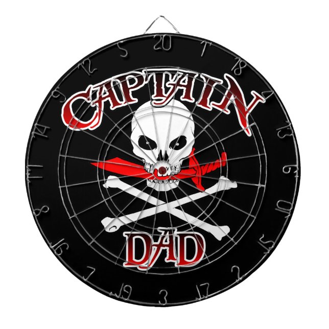 Captain Dad Dartboard (Front)