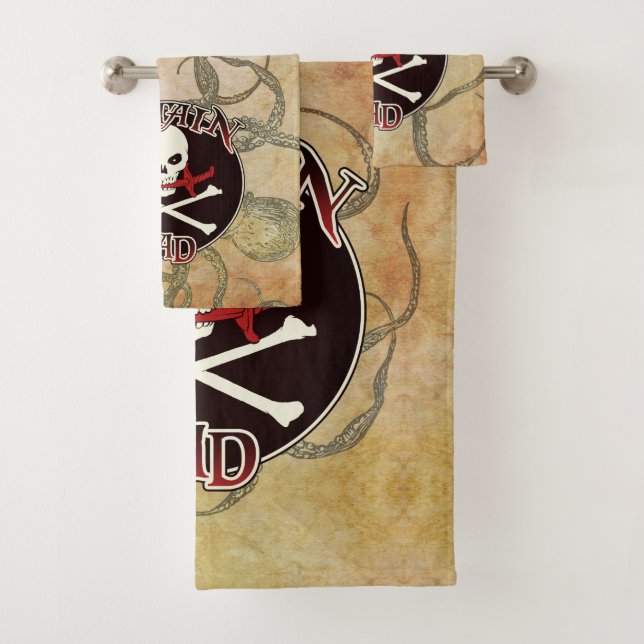 Captain Dad - Embraced by the Deep Bath Towel Set (Insitu)