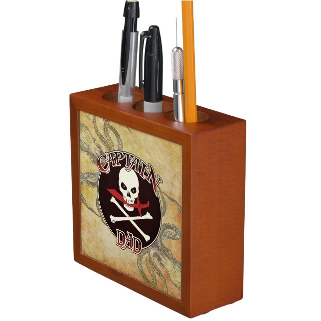 Captain Dad - Embraced by the Deep Desk Organizer (In Situ)