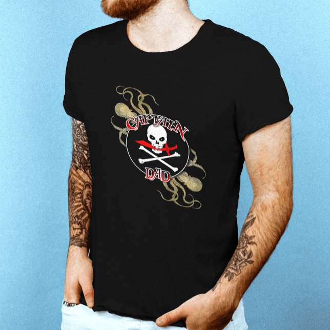 Captain Dad - Embraced by the Deep T-Shirt (Creator Uploaded)