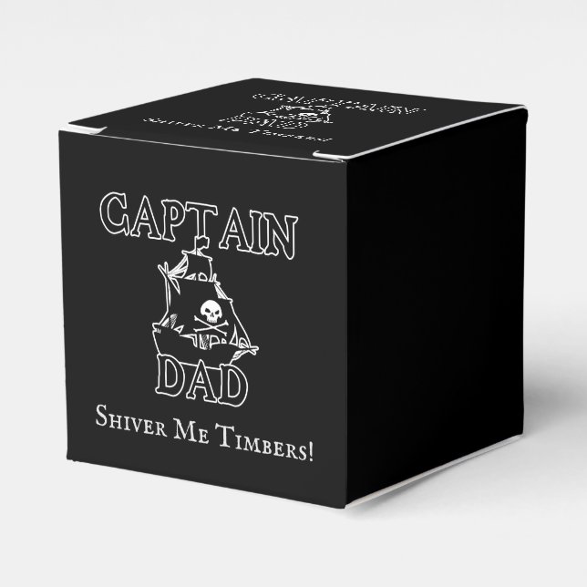 Captain Dad - Ghostly Galleon Favor Boxes (Front Side)