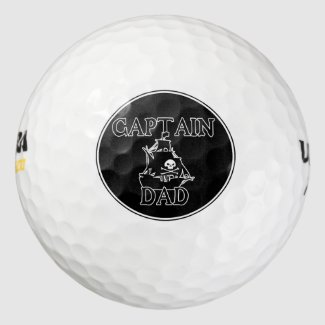 Captain Dad - Ghostly Galleon Golf Balls