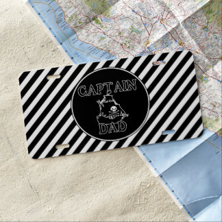 Captain Dad - Ghostly Galleon License Plate