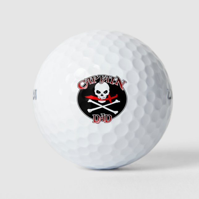 Captain Dad Golf Balls (Front)