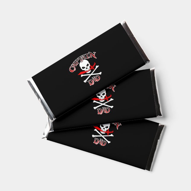 Captain Dad Hershey Bar Favors (Front)