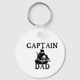 Captain Dad Keychain