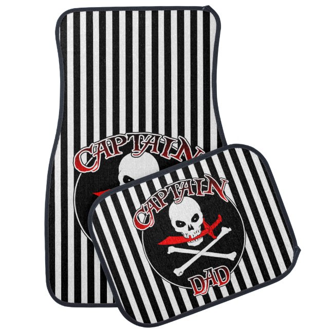 Captain Dad Set of Car Mats (Set)