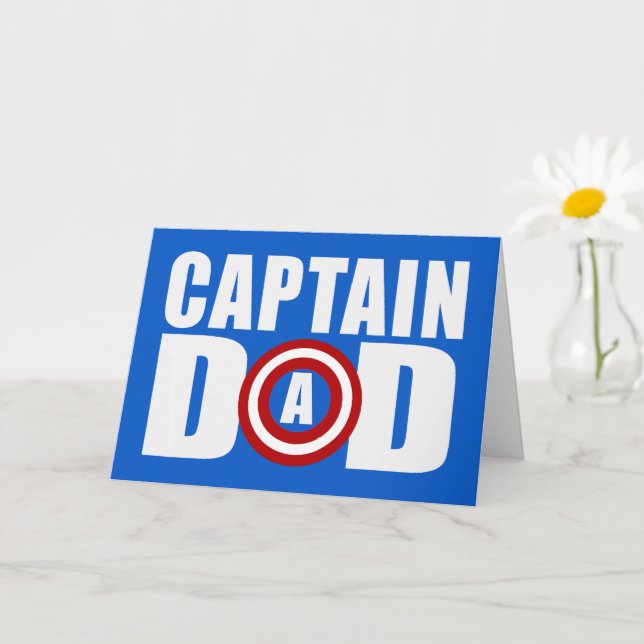 Captain Dad – The Ultimate Hero Card (Small Plant)